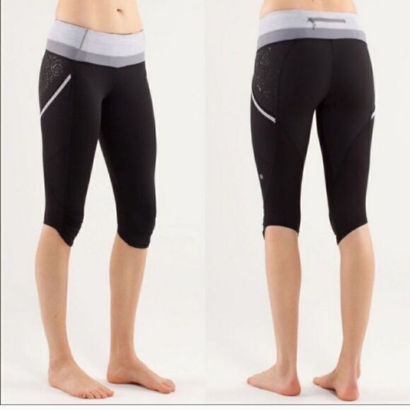 Lululemon Run A Marathon Cropped Leggings sz 8 - Picture 1 of 13